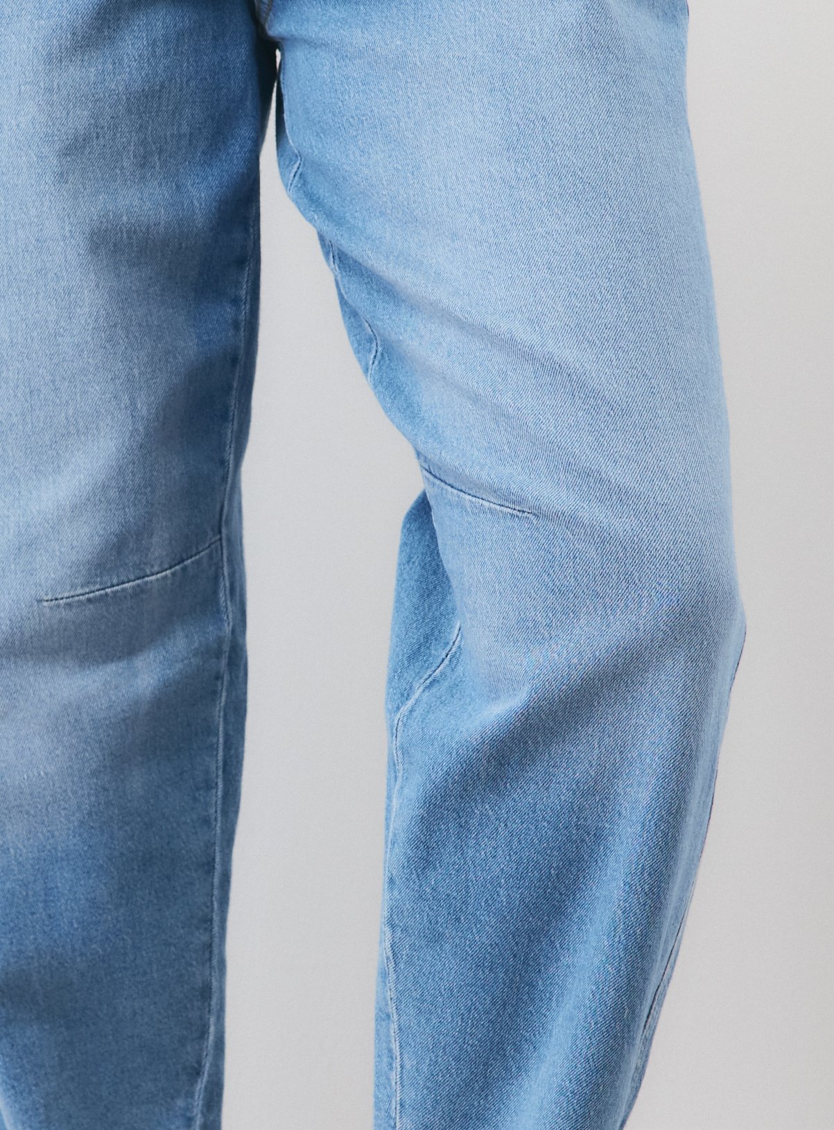 Light Denim Barrel Leg Co-ord Jeans 18L - Image 3 thumbnail